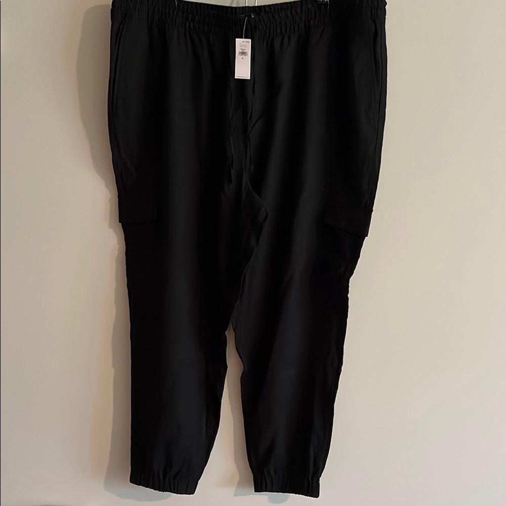 Banana Republic Factory Black Jogger Track Pants